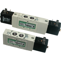 Pilot 5-Way 2-Position 4-Way Solenoid Valves, 1/8" Pipe, 150 PSI TLY604 | Stor-it Systems