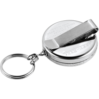 The Original Key Reel, Chrome, 24" Cable, Belt Clip Attachment Stor-it Systems