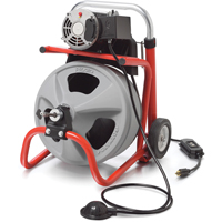 K-400 Drain Cleaning Machine with C-31 IW Cable, Electric, 3/8" Stor-it Systems