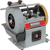 Wet/Dry Sharpener, 10" Wheel Diameter, 1/4 HP, 115 RPM Stor-it Systems