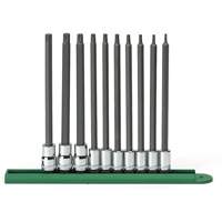 Jeu de douilles longues, Torx, Prise 1/4"/3/8", 10 mrcx Stor-it Systems