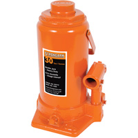 Bottle Jack, 30 tons, Manual Hydraulic, 18-3/4" Raised Height TS322 | Stor-it Systems
