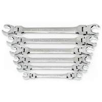 Wrench Set, Flare Nut/Flex Head, 6 Pieces, Metric Stor-it Systems