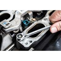 72-Tooth 12 Point Reversible Ratcheting SAE Wrench Set, Combination, 13 Pieces, Imperial Stor-it Systems
