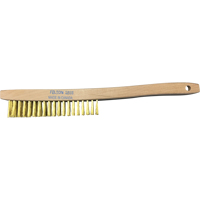 Brosses de nettoyage &agrave; manche recourb&eacute;, Laiton, 4 x 19 rangs de fils, Longueur 14" Stor-it Systems