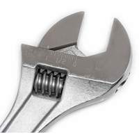 Adjustable Tapered Handle Wrench - Carded, 15" L, 1-11/16"/43 mm Max Width, Chrome/Polished Stor-it Systems