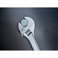 Adjustable Tapered Handle Wrench - Carded, 15" L, 1-11/16"/43 mm Max Width, Chrome/Polished Stor-it Systems