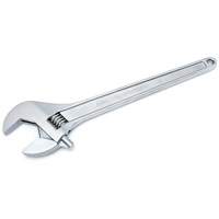 Adjustable Tapered Handle Wrench - Carded, 18" L, 2-1/16"/53 mm Max Width, Chrome/Polished Stor-it Systems
