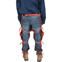 Leather Split Leg Apron & Chaps, 40" L, Lava Brown Stor-it Systems
