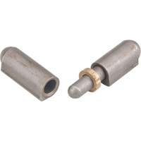Weld-On Hinge, 0.315" Dia. x 1.575" L, Mild Steel w/Fixed Steel Pin TTV433 | Stor-it Systems