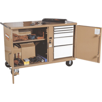 StorageMaster<sup>®</sup> Heavy-Duty Rolling Work Bench, 54-1/4" W x 37-3/8" H x 26" D, 2600-2700 lbs. Capacity TTW263 | Stor-it Systems
