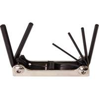 Folding Hex Key Set, 7 Pcs., Metric Stor-it Systems