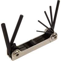 Folding Hex Key Set, 7 Pcs., Metric Stor-it Systems