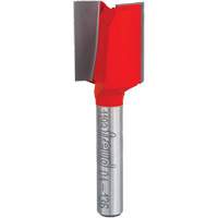 Router Bit - Double Flute Straight Bit, 5/8" Dia., 7/8" H, 2-1/8" L, 1/4" Shank Stor-it Systems