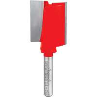 Router Bit - Double Flute Straight Bit, 1" Dia., 3/4" H, 2-9/16" L, 1/4" Shank Stor-it Systems