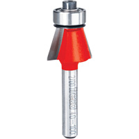 Router Bit - Chamfer Bit, 23/32" Dia., 1/4" Shank Stor-it Systems