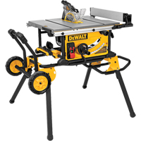 Jobsite Table Saw With Rolling Stand, 15 A, 4800 RPM TYD802 | Stor-it Systems