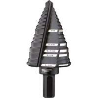 #12 Step Drill Bit, 7/8" - 1-3/8" , High Speed Steel Stor-it Systems