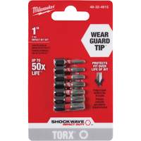Jeu d'embouts Shockwave 1" Impact Duty Torx Stor-it Systems