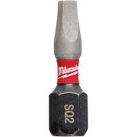 Foret &agrave; chocs Shockwave, Carr&eacute;e, #2, Prise 1/4" Stor-it Systems