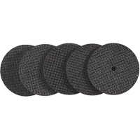 Reinforced Cut-Off Wheels, 1-1/2" x 0.045", None Arbor, Type 1, Aluminum Oxide, 40000 RPM Stor-it Systems