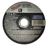 Reinforced Cut-Off Wheels, 5" x 0.045", 7/8" Arbor, Type 1, Aluminum Oxide, 13580 RPM Stor-it Systems