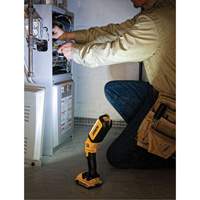 Max Cordless Hand-Held Area Light, LED, 500 Lumens, 3 Hrs. Run Time, Rechargeable Batteries, Not Included Stor-it Systems