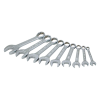 Stubby Wrench Set, Combination, 9 Pieces, Imperial Stor-it Systems