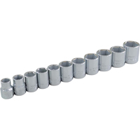 Socket Set, 11 Pcs, 3/8" Drive Size Stor-it Systems