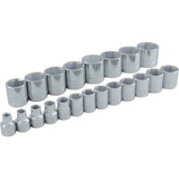 Socket Set, 21 Pcs, 3/8" Drive Size Stor-it Systems