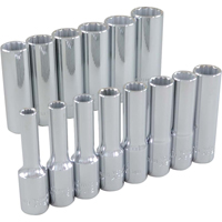 Jeu de douilles, 14 Mcx, Prise de 3/8", Profond Stor-it Systems