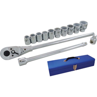 Jeu de douilles et accessoires, 15 Mcx, Prise de 3/4" Stor-it Systems