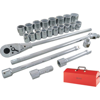 Jeu de douilles et accessoires, 26 Mcx, Prise de 3/4" Stor-it Systems