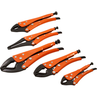 Locking Plier Set, 5 Pieces TYR833 | Stor-it Systems