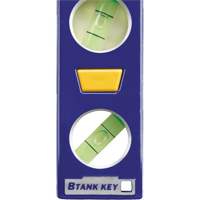 250 Series Heavy-Duty Torpedo Level, 9" L, Aluminum, 4 Vials, Magnetic TYX910 | Stor-it Systems