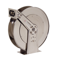 Stainless Steel Hose Reel, 10-1/2" W x 24" D x 25-3/8" H TYY036 | Stor-it Systems