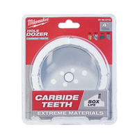 Carbide Hole Saw, 4", 1-31/50" Depth of Cut, Carbide Stor-it Systems