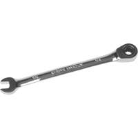 SAE Ratcheting Combination Wrench, 12 Point, 1/4", Chrome Finish Stor-it Systems