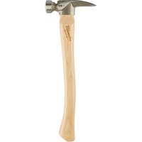 Milled Face Framing Hammer, 19 oz., Wood Handle, 16" L Stor-it Systems