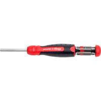 Ratcheting Tamperproof Screwdriver, 8-1/2" L, Cushion Grip Handle UAE175 | Stor-it Systems