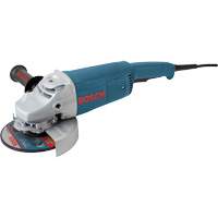 Large Angle Grinder with Rat Tail Handle, 7", 120 V, 15 A, 6500 RPM UAF160 | Stor-it Systems