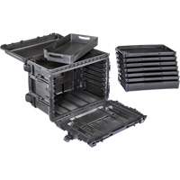 Armoire &agrave; outils mobile Gen 2, 24" la, 6 tiroirs, Noir Stor-it Systems