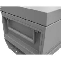 Jobsite Storage Box, 32" x 19" x 17-13/16", Steel, Grey UAI844 | Stor-it Systems