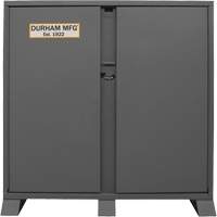 Armoire de rangement avec tablettes pour le chantier, Acier, 47,5 pi³, Gris Stor-it Systems