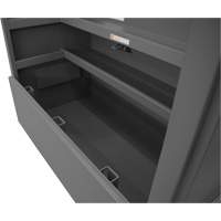 Boîte de rangement pour le chantier, style piano, 60-1/2" la x 34-3/4" p x 49-3/8" h, Gris Stor-it Systems