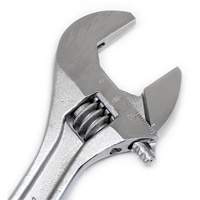Adjustable Wrench - Bagged, 8" L, 1-1/8"/29 mm Max Width, Chrome Stor-it Systems