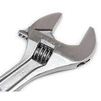 Adjustable Wrench - Bagged, 8" L, 1-1/8"/29 mm Max Width, Chrome Stor-it Systems