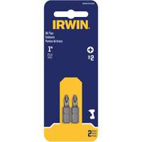 Embouts de tournevis &agrave; ins&eacute;rer, Phillips, #2, Prise 1/4" Stor-it Systems