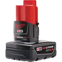 M12 Redlithium XC6.0 Battery, Lithium-Ion, 12 V, 6 Ah Stor-it Systems