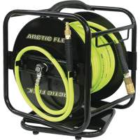 Manual Air Hose Reel with Hybrid Polymer Air Hose, 1/4" x 100' UAK415 | Stor-it Systems
